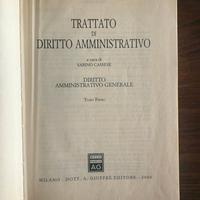 Trattato di diritto amministrativo.