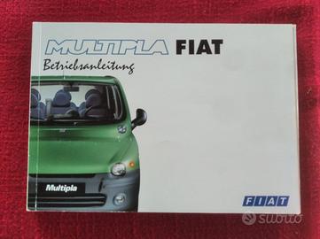 FIAT Multipla Betriebsanleitung Handbuch 2000
