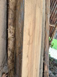 Tavole in legno massello grezzo noce/castagno