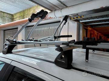 BARRE PORTATUTTO GREEN VALLEY e PORTABICI THULE