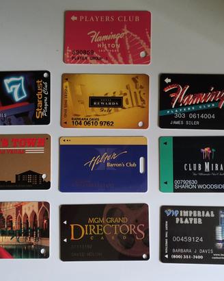 Carte prepagate dei tavoli di Las Vegas