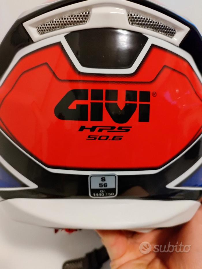 Casco Moto Integrale Donna Givi 50.6 STOCCARDA MENDHI Nero Opaco