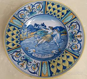 Grande piatto da parata, XIX secolo, DERUTA