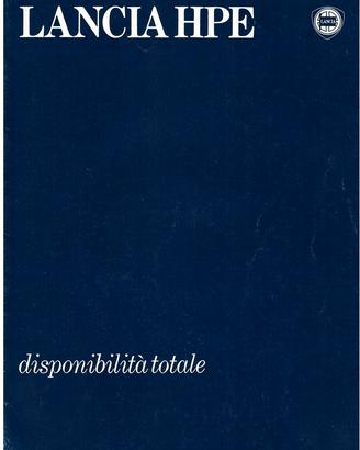 LANCIA HPE BROCHURE ORIGINALE del 1979
