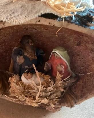 Presepe in resina natività Natale