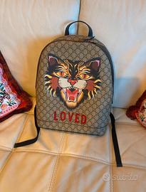 zaino Gucci GG Supreme Angy Cat Loved 