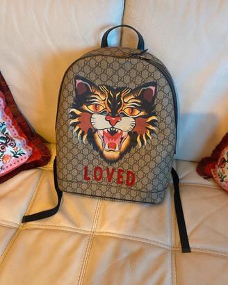 zaino Gucci GG Supreme Angy Cat Loved 