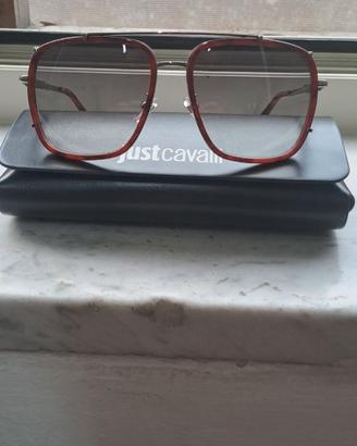 Occhiali da sole just cavalli avana rosso