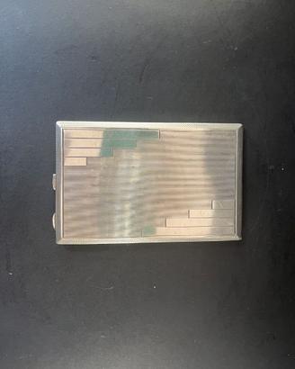 Portasigarette d'Epoca in Argento 900