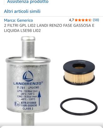 filtri gpl landi renzo