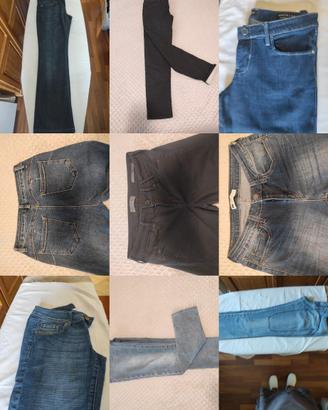 10 jeans donna vari marchi tg 42/44