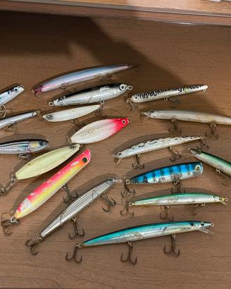 varie esche artificiali di alta gamma