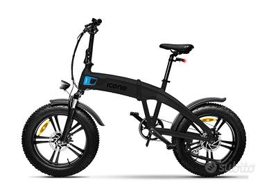 Bici Elettrica ICONE IDesert X5 Tot Deep Nera