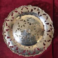 Centritavola lavorato in argento 1000 vintage