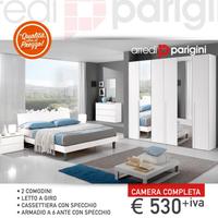 Camera da letto - 3 colori con specchi ante - PROM
