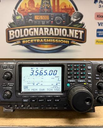 Icom IC 7400 perfetto + CR-338 Garanzia 12 mesi