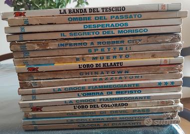 Lotto 17 albi Tex Willer da lettura