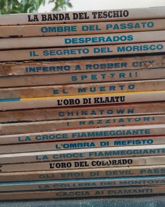 Lotto 17 albi Tex Willer da lettura