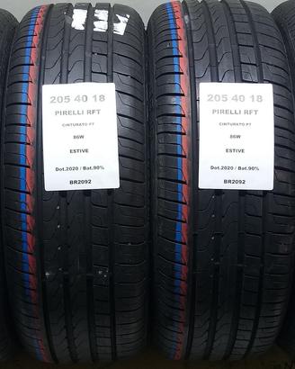 4 GOMME 205 40 18 PIRELLI RFT BR2092