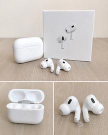 Auricolari wireless biachi con custodia