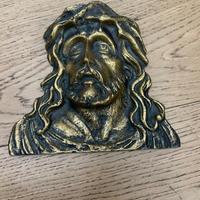 volto di Gesù in ottone