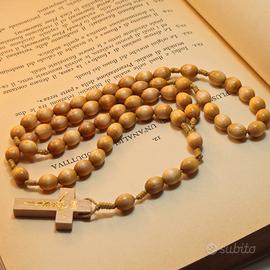 Rosario Preghiera in Legno d'Ulivo