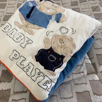 Copertina culla/carrozzina Pastello