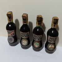 4 Bottigliette Rosso Antico Rare 