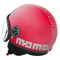 CASCO MOMO DESIGN EVO MAGENTA LUCIDO DECAL GLITTER