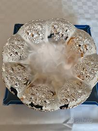 piatto centrotavola argentato 