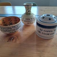 Set ceramiche Imola coppa Placci anni 70