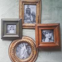 PORTAFOTO A CORNICE SHABBY (x4) (NUOVO)