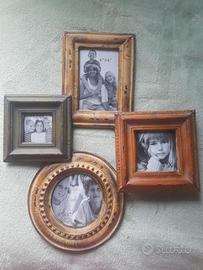 PORTAFOTO A CORNICE SHABBY (x4) (NUOVO)