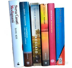 💥Lotto A: 6 libri narrativa italiana e straniera