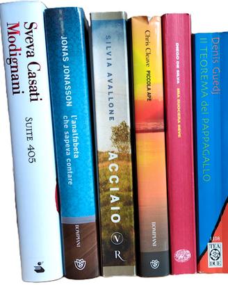 💥Lotto A: 6 libri narrativa italiana e straniera