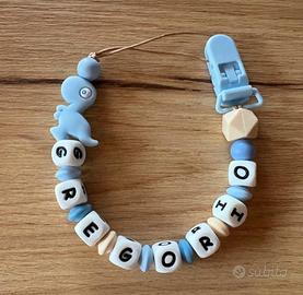 Catenella porta ciuccio personalizzata