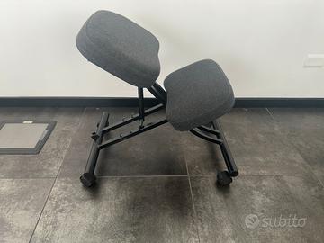 Sedia ergonomica posturale con ruote