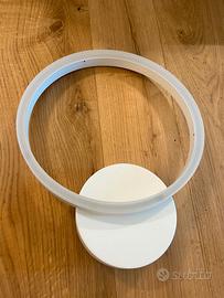 Lampada soffitto/parete FABAS LUCE Giotto – Bianca