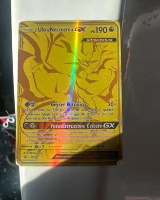 Carta pokemon rara ultranecrozma