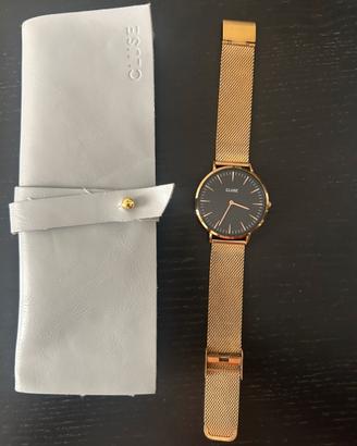 CLUSE  – Quadrante Nero / Maglia Gold