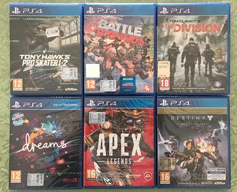 Giochi  PS4 / PS5 nuovi sigillati