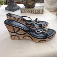 Sandali mules con zeppa.36 