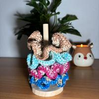 Scrunchies elastici capelli uncinetto