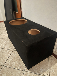 Box subwoofer 38cm