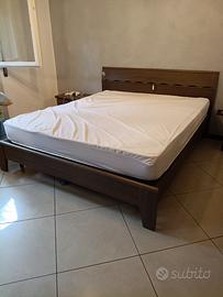 Letto matrimoniale con rete 160x190