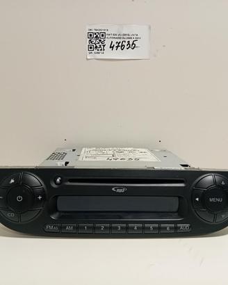 AUTORADIO MP3 FIAT 500 Serie 7642321316 312A2000 (