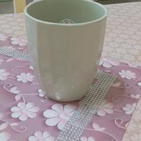 Vaso Ceramica Verde Acqua