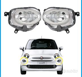 fari diurni led. coppia fiat 500 restyling 