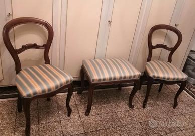 poltroncine e pouf  da antiquariato