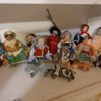 bambole in ceramica da collezione 